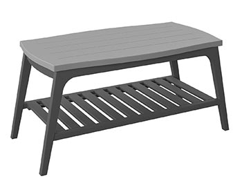 Poly Lumber Bayside Breeze Deep Seat Coffee Table