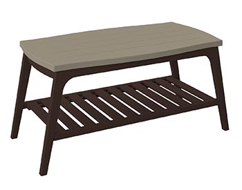 Poly Lumber Bayside Breeze Deep Seat Coffee Table