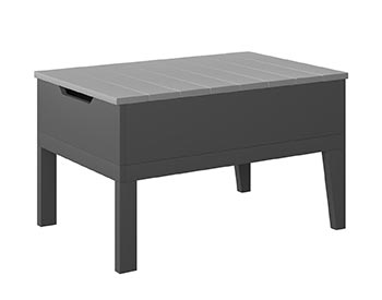 Poly Lumber Bayside Breeze Deep Seat Storage/Ice Table