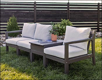 Poly Lumber Bayside Breeze Deep Seat Right Chair