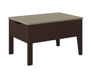 Poly Lumber Bayside Breeze Deep Seat Storage/Ice Table
