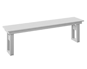 Poly Lumber Bayside Modern 64" Dining Bench