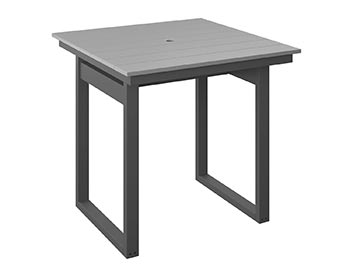 Poly Lumber Bayside Modern 38" Square Table