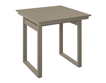 Poly Lumber Bayside Modern 38" Square Table