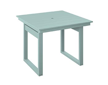 Poly Lumber Bayside Modern 38" Square Table