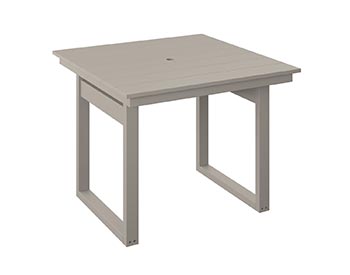 Poly Lumber Bayside Modern 38" Square Table