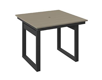 Poly Lumber Bayside Modern 38" Square Table