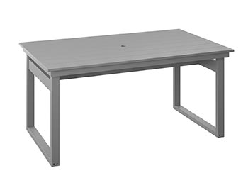 Poly Lumber Bayside Modern 38" x 64" Table