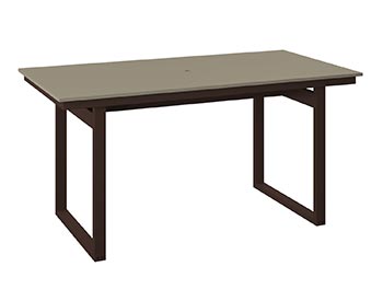 Poly Lumber Bayside Modern 38" x 74" Table