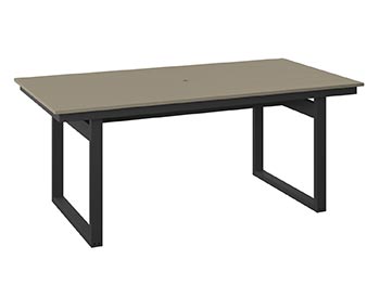 Poly Lumber Bayside Modern 38" x 74" Table
