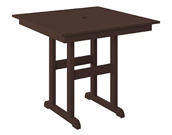 Poly Lumber Bayside 38" Square Table