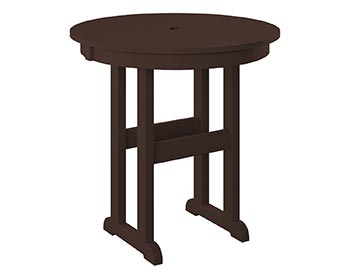 Poly Lumber Bayside 33" Round Table
