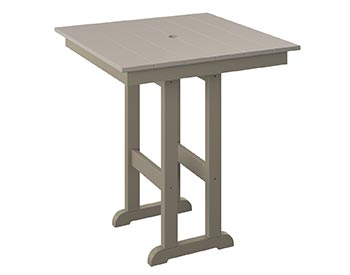 Poly Lumber Bayside 33" Square Table
