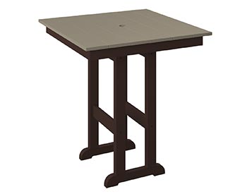 Poly Lumber Bayside 33" Square Table