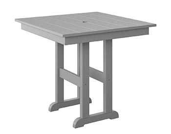 Poly Lumber Bayside 33" Square Table