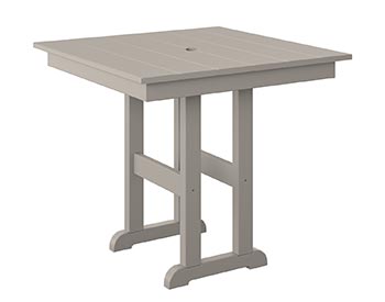 Poly Lumber Bayside 33" Square Table