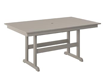 Poly Lumber Bayside 38" x 64" Rectangle Table