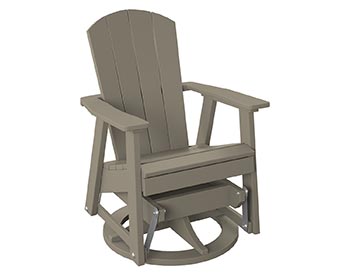 Poly Lumber Bayside Swivel Glider