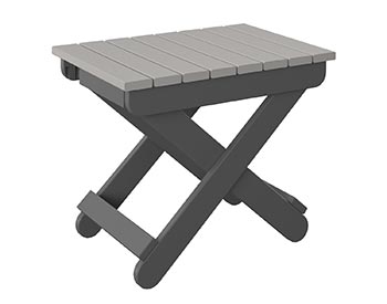 Poly Lumber Bayside Folding End Table