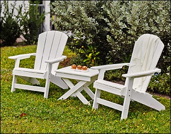 Poly Lumber Bayside Folding End Table