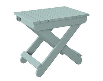 Poly Lumber Bayside Folding End Table