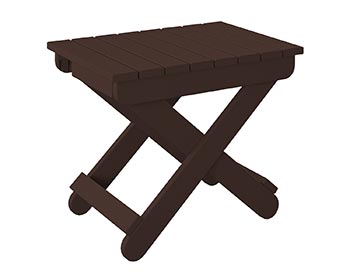 Poly Lumber Bayside Folding End Table