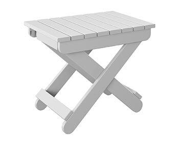Poly Lumber Bayside Folding End Table