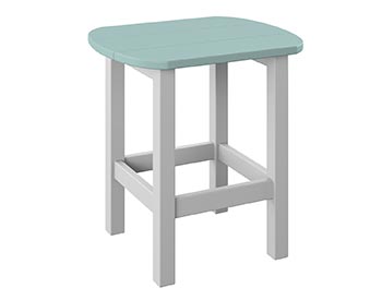 Poly Lumber Bayside Oval End Table