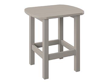 Poly Lumber Bayside Oval End Table