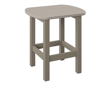 Poly Lumber Bayside Oval End Table