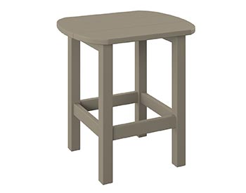 Poly Lumber Bayside Oval End Table
