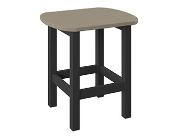 Poly Lumber Bayside Oval End Table