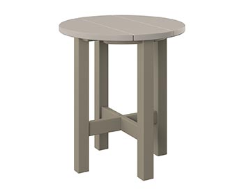 Poly Lumber Bayside Round End Table