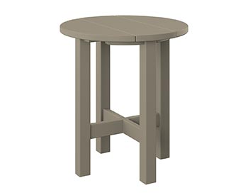 Poly Lumber Bayside Round End Table
