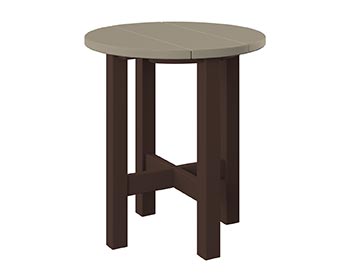 Poly Lumber Bayside Round End Table