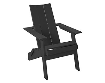 Poly Lumber Bayside Modern Folding Adirondack Chair