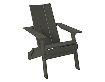 Poly Lumber Bayside Modern Folding Adirondack Chair