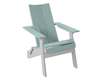 Poly Lumber Bayside Modern Folding Adirondack Chair