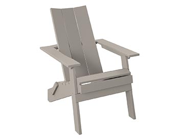 Poly Lumber Bayside Modern Folding Adirondack Chair