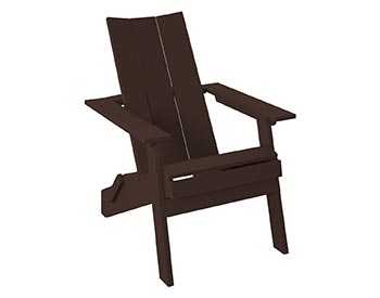 Poly Lumber Bayside Modern Folding Adirondack Chair