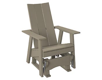Poly Lumber Bayside Modern 2 Glider