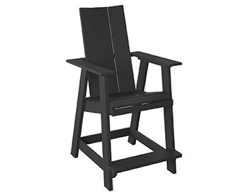 Poly Lumber Bayside Modern Balcony Chair