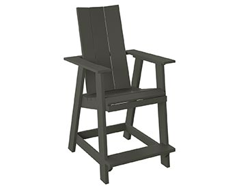 Poly Lumber Bayside Modern Balcony Chair