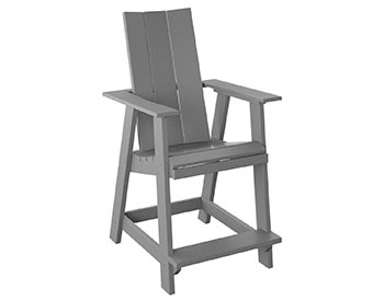 Poly Lumber Bayside Modern Balcony Chair