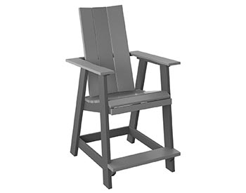 Poly Lumber Bayside Modern Balcony Chair