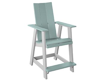 Poly Lumber Bayside Modern Balcony Chair