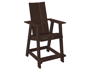 Poly Lumber Bayside Modern Balcony Chair