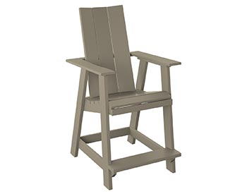 Poly Lumber Bayside Modern Balcony Chair