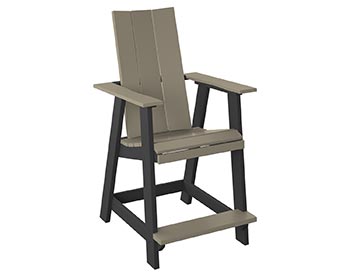 Poly Lumber Bayside Modern Balcony Chair