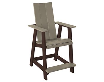 Poly Lumber Bayside Modern Balcony Chair